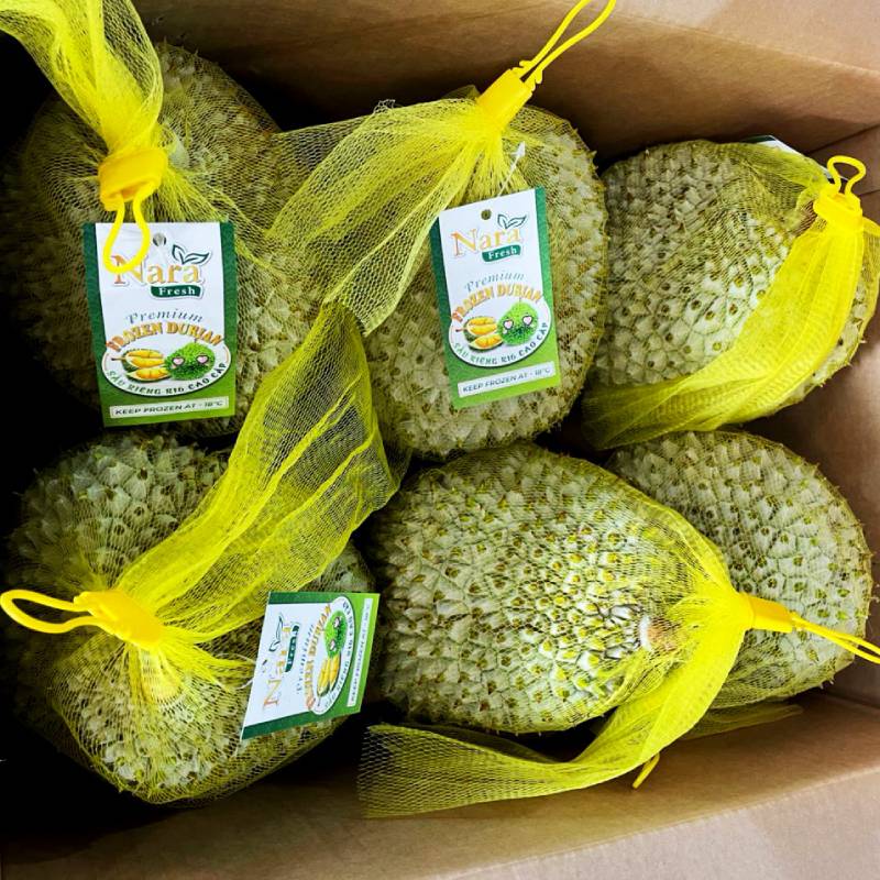 Sầu riêng cấp đông nguyên trái